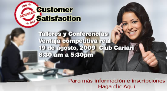 Talleres y conferencias - Customer Satisfactio